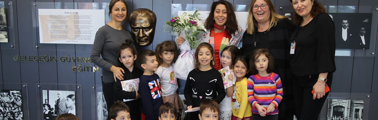 Lili ve Yedi Çocuğu serisinin yazarı Tülin Kozikoğlu, Yaratıcı Yazarlık Kapsamında Okulumuzdaydı