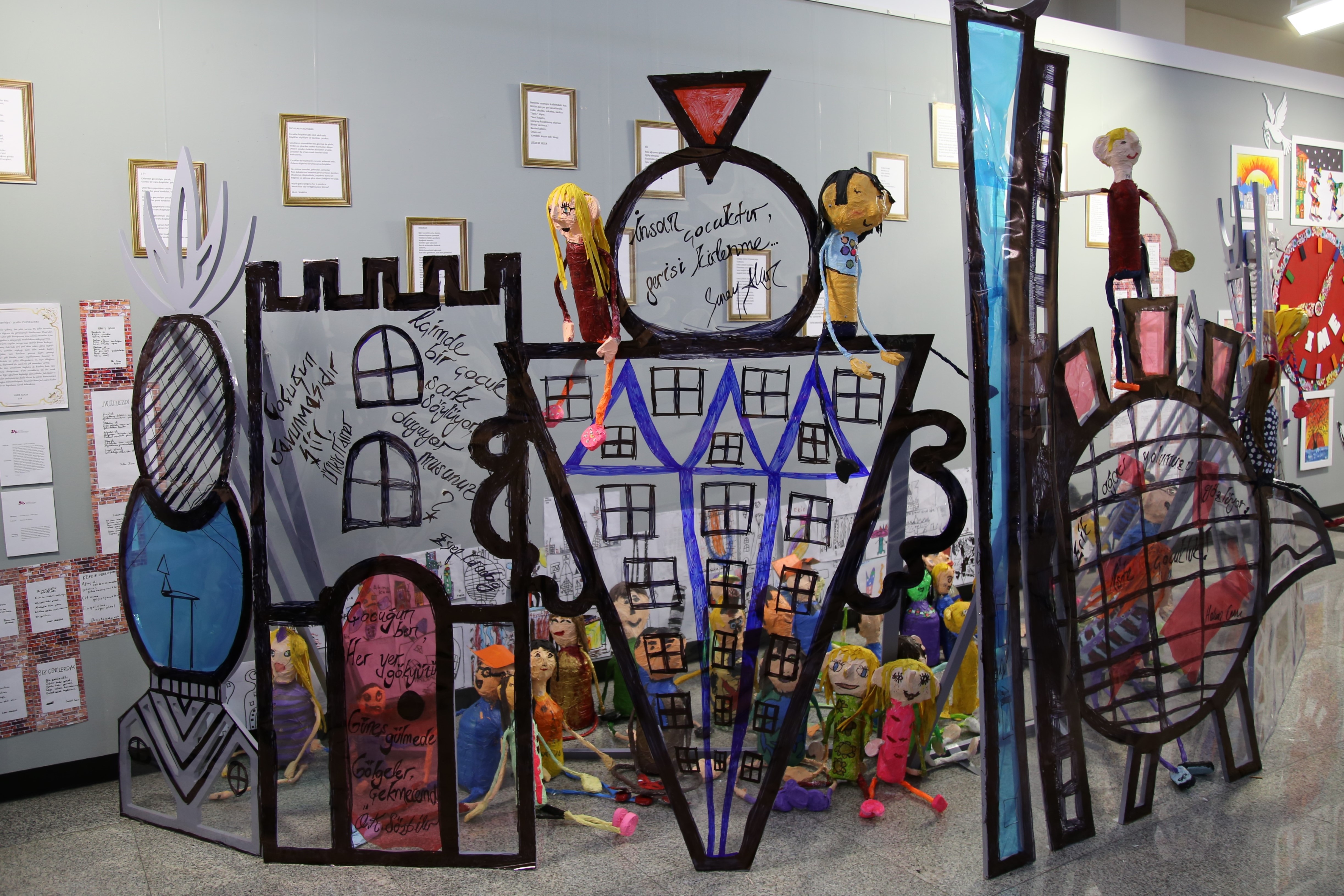 Öğrencilerimizin hazırladığı eserler, 5. Çocuk ve Gençlik Sanat Bienali’nde!