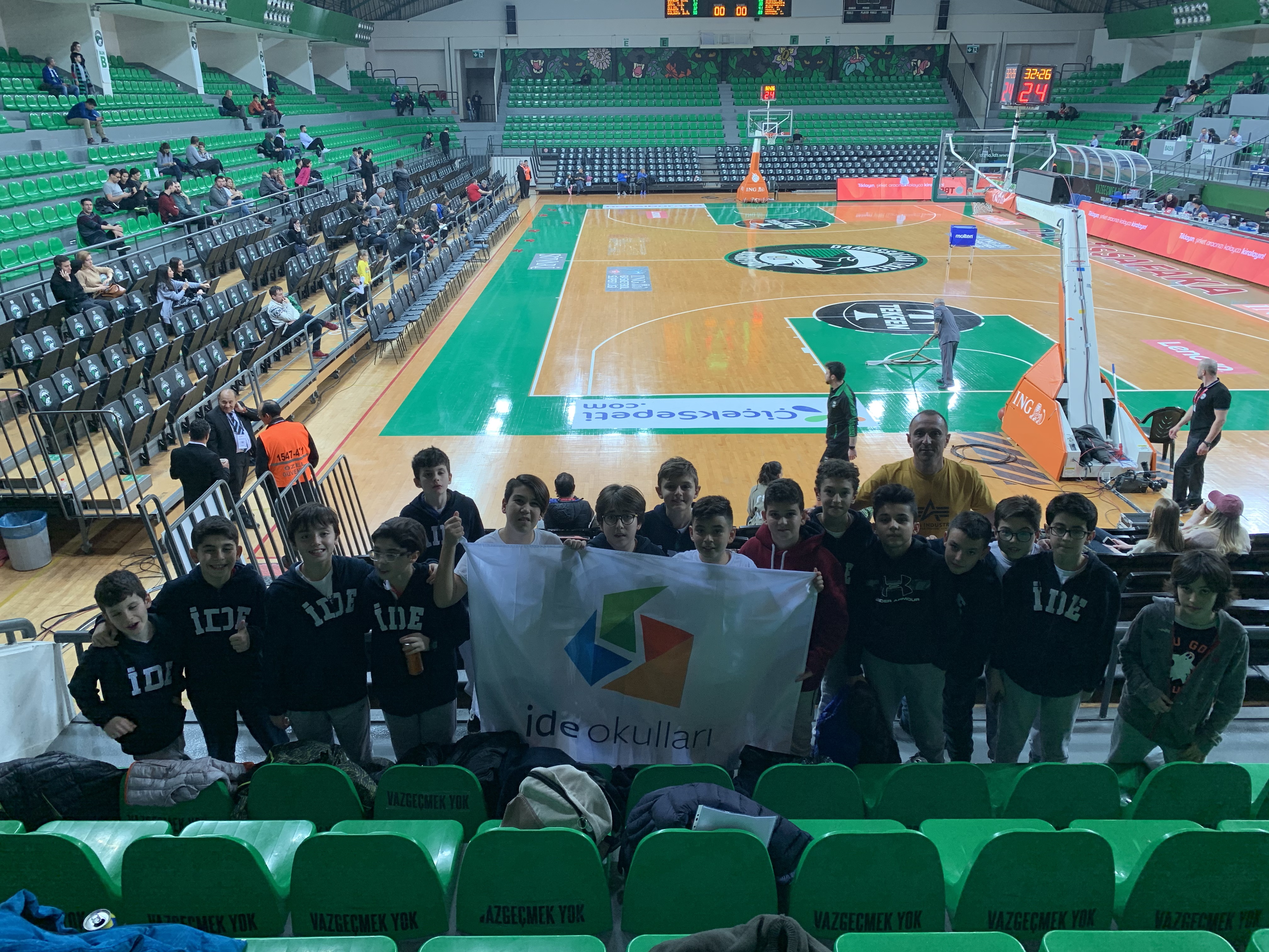 Basketbol takımımız, Darüşşafaka Tekfen – OGM Ormanspor Maçında!