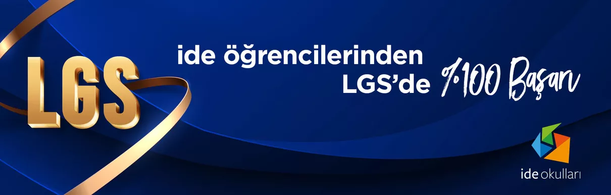 ide'de LGS'de %100 Başarı