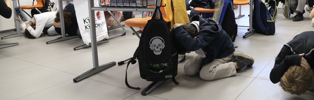 ide'de Deprem Tatbikatı