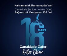18 Mart Çanakkale Zaferi ve Şehitleri Anma Günü