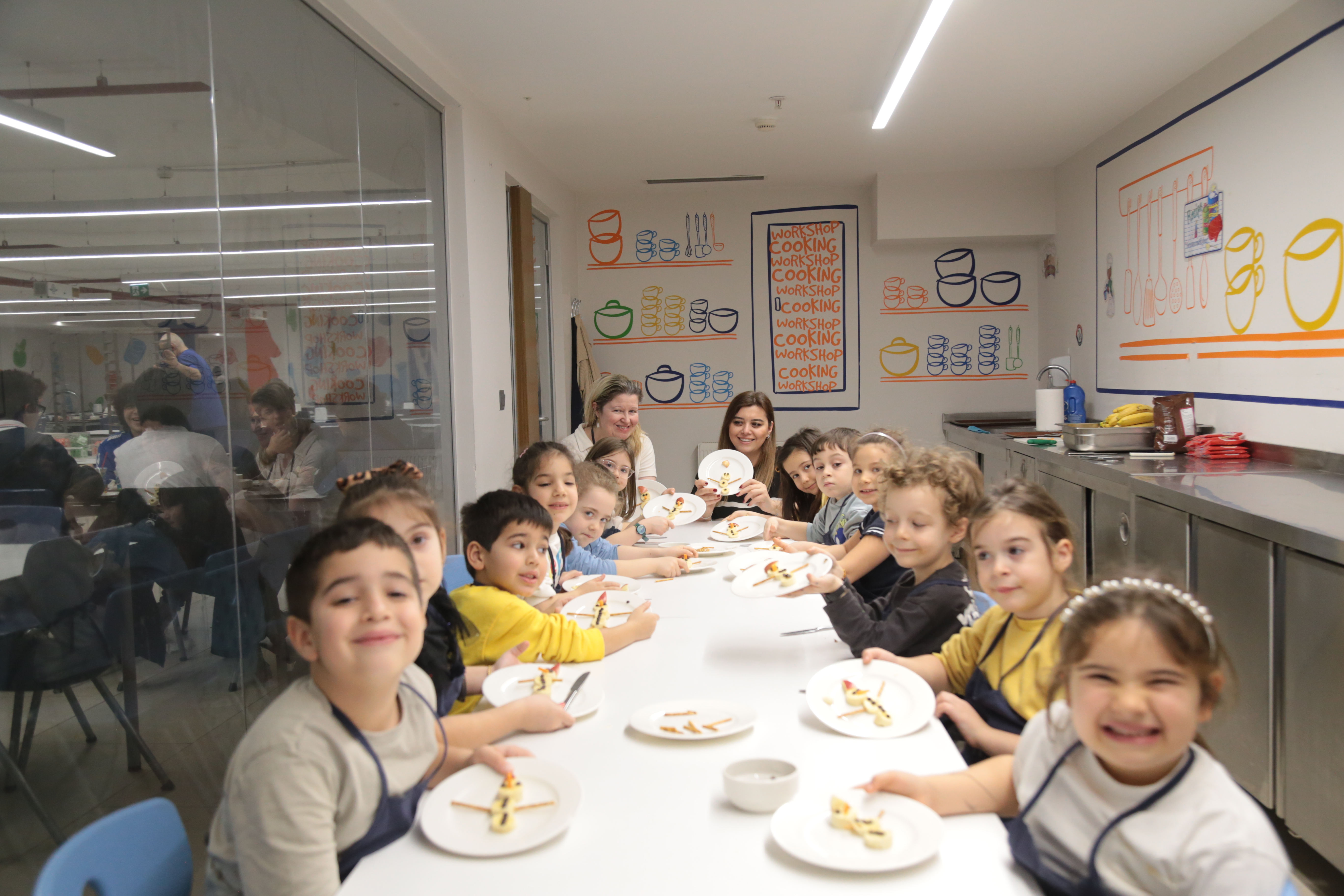 Minik Aşçılardan Tatlı Tasarımlar: Muzdan Kardan Adam