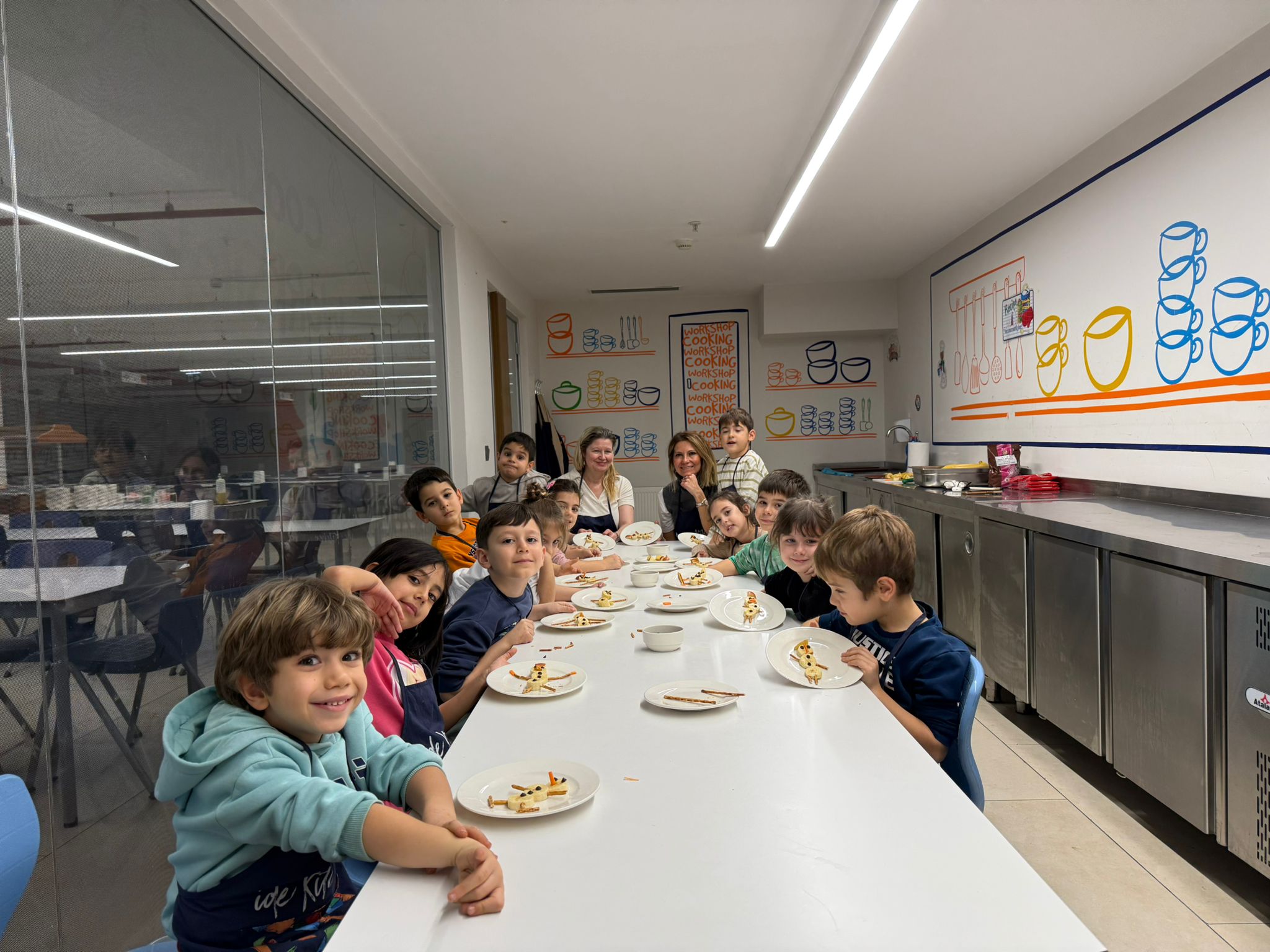 Minik Aşçılardan Tatlı Tasarımlar: Muzdan Kardan Adam