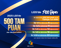 LGS’de %100 başarı ide okulları’ndan!