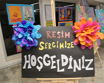 ide Anaokulu Öğrencilerinden Renkli Yıl Sonu Sergisi: