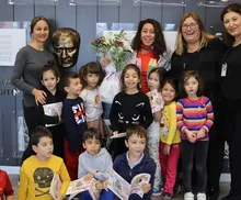 Lili ve Yedi Çocuğu serisinin yazarı Tülin Kozikoğlu, Yaratıcı Yazarlık Kapsamında Okulumuzdaydı