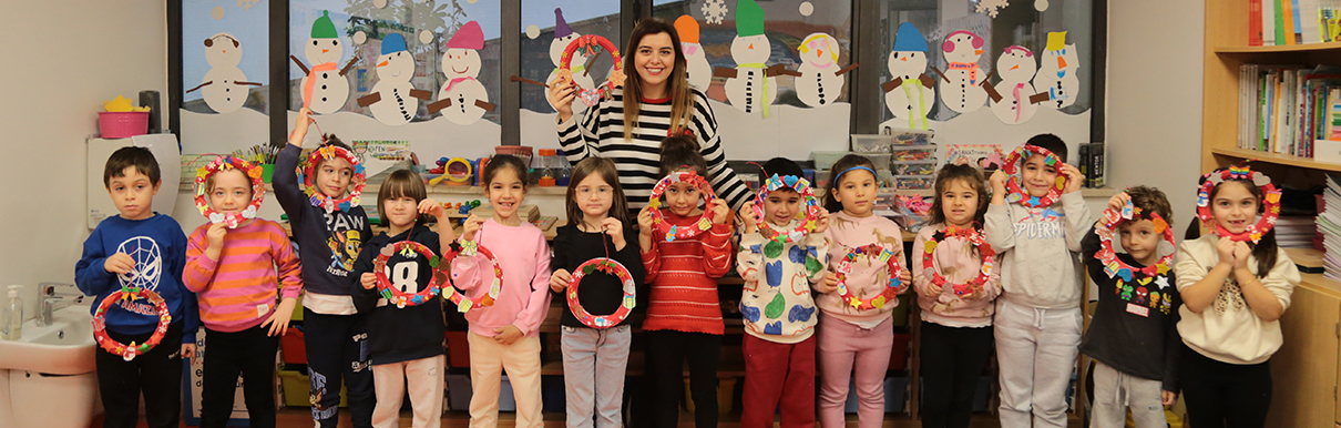 ide Anaokulu Yeni Yıl Etkinliği // Kapı Süsü