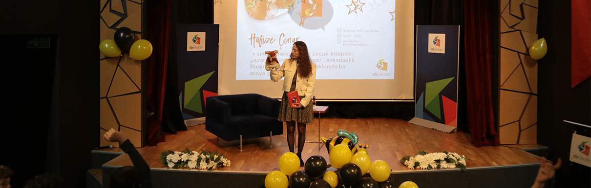 “Arkadaşlık Puding Gibidir”: ide okulları’nda Yazar Hafize Çınar Güner ile Keyifli Buluşma