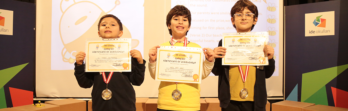 ide okulları’nda Spelling Bee Heyecanı
