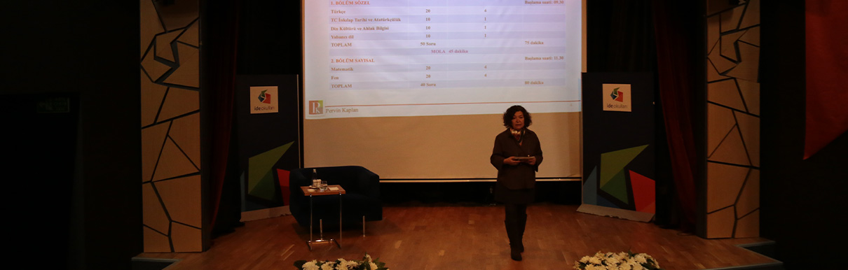 ide okulları’nda Pervin Kaplan ile “LGS’ye Doğru” Semineri