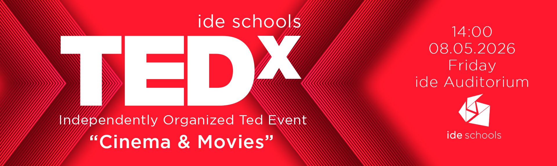 Sinemanın İzinde Düşünmek, Tasarlamak ve Anlatmak: ide TEDx 2026