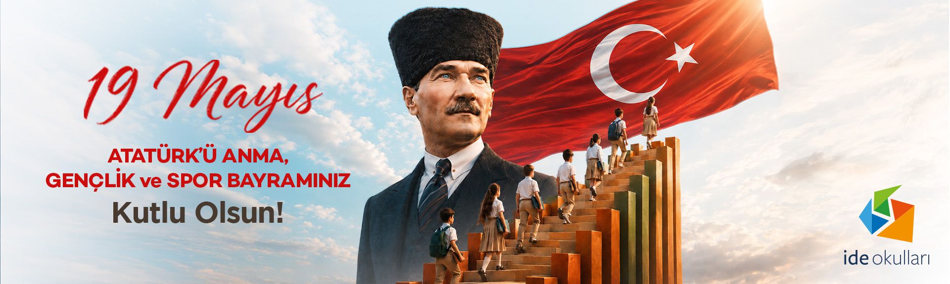 ide okulları’nda 19 Mayıs Coşkusu: Gençliğe Duyulan Güven ve Milli Mücadele Ruhu Bir Arada Yaşatıldı