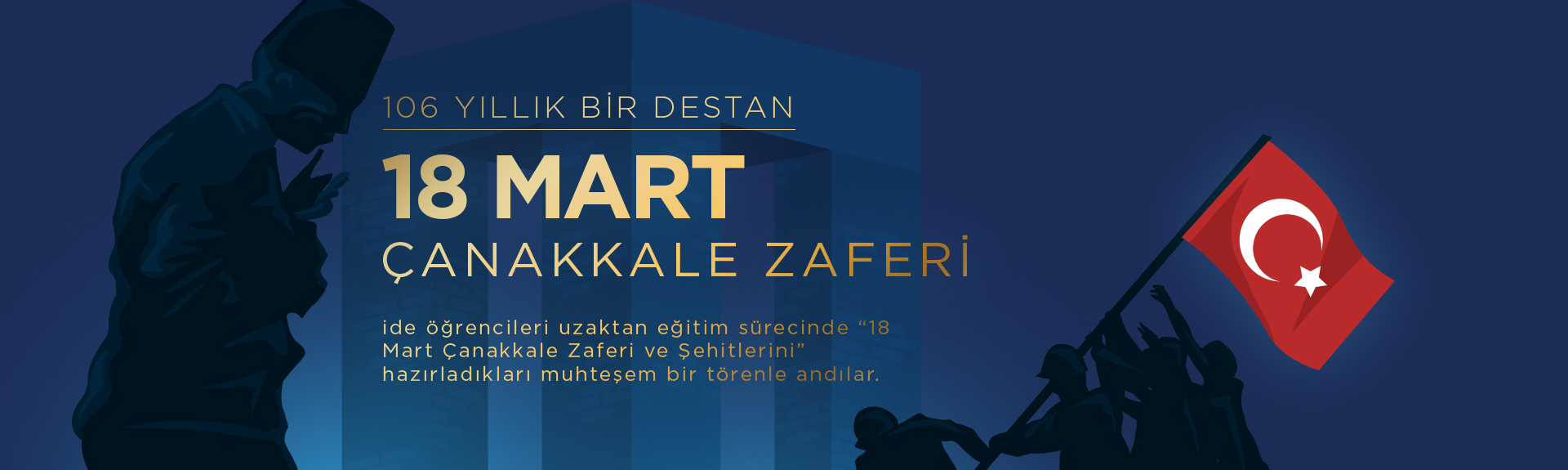 ide Öğrencilerinden 18 Mart Çanakkale Zaferi ve Şehitleri Anma Günü