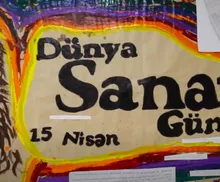 ide öğrencilerinden Dünya Sanat Günü Sergisi