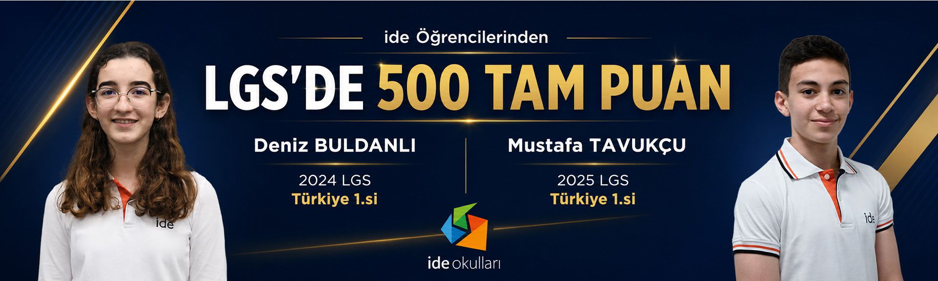 ide'de LGS'de %100 Başarı