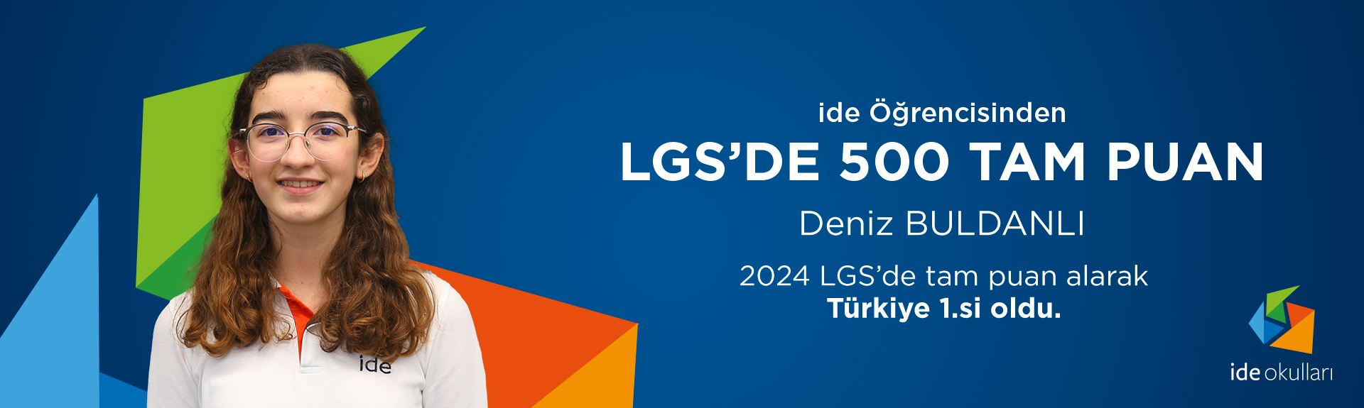 ide'de LGS'de %100 Başarı
