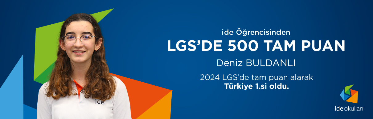 ide'de LGS'de %100 Başarı