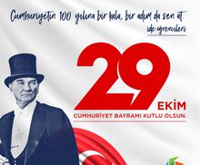 29 Ekim Cumhuriyet Bayramımız Kutlu Olsun!