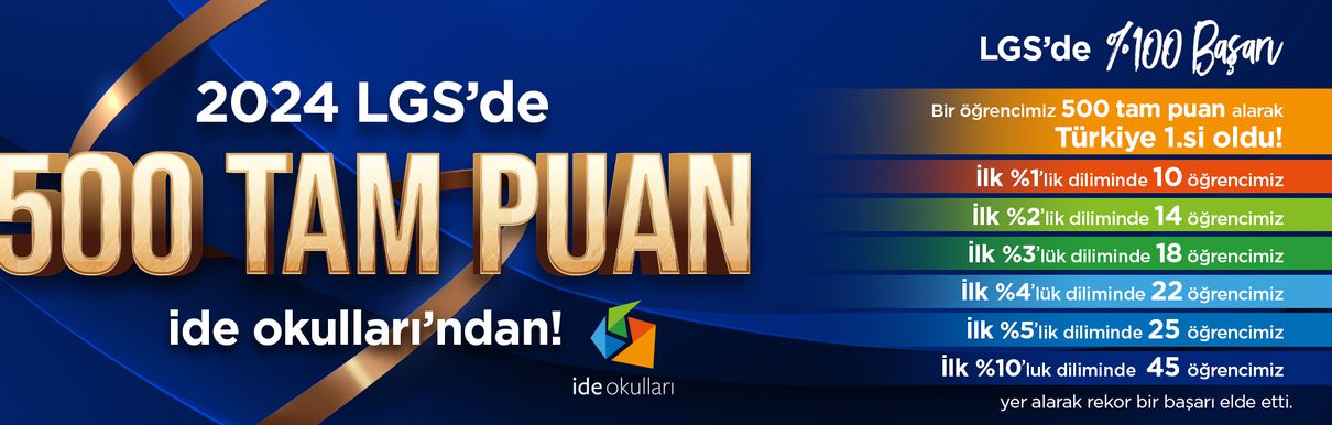ide Öğrencilerinden LGS’de Büyük Başarı!