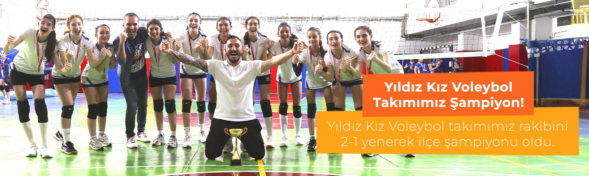 Yıldız Kız Voleybol takımımız Şampiyon!